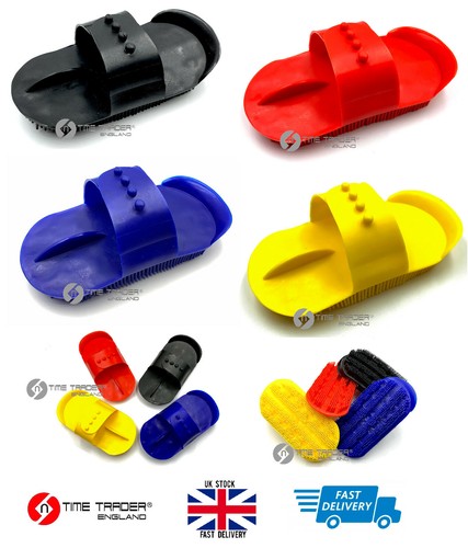 Curry comb plastic - plastic, adjustable